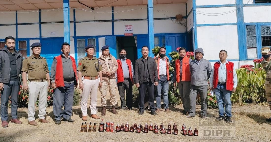 IMFL seized at Meluri