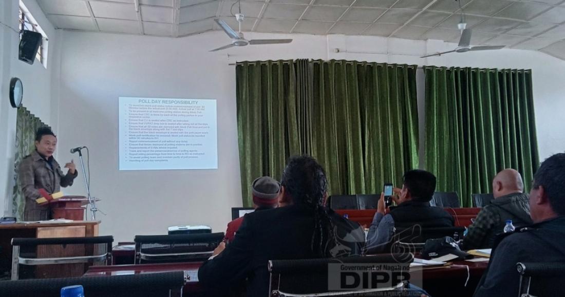Second round of Training for Sector Magistrates at Kiphire