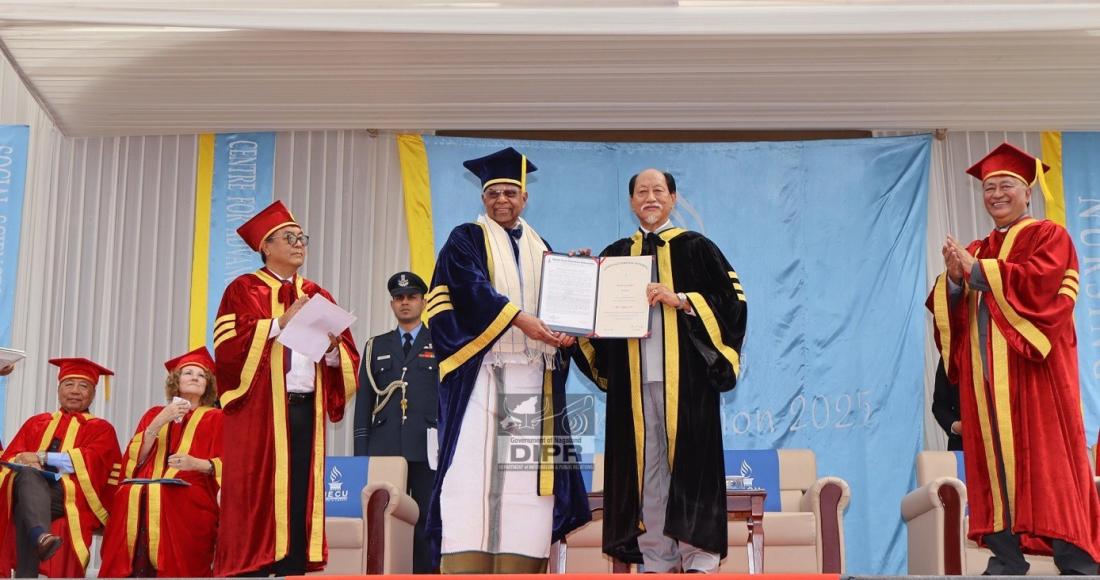 NORTH EAST CHRISTIAN UNIVERSITY HOLDS 1ST CONVOCATION CEREMONY AT DIMAPUR