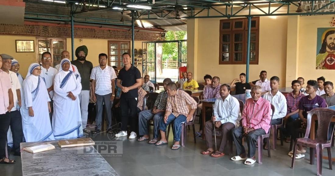 MOTHER TERESA CHARITY HOME & SILAS REHAB CENTRE VISITED ON OCCASION ON INDEPENDENCE DAY